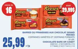 Wholesale Club BARRES OU FRIANDISES AUX CHOCOLAT GRAND, 16 UN offer