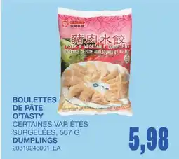 Wholesale Club BOULETTES DE PÂTE offer