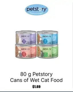 Ren’s Pets Depot Petstory Cans of Wet Cat Food offer