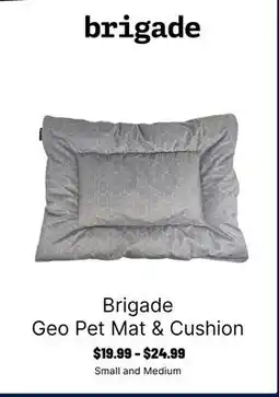 Ren’s Pets Depot Brigade Geo Pet Mat & Cushion offer