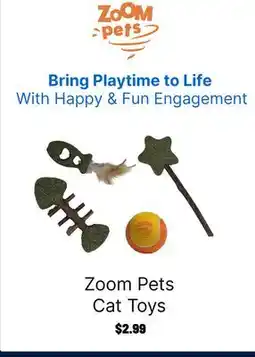 Ren’s Pets Depot Zoom Pets Cat Toys offer