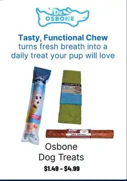 Ren’s Pets Depot Osbone Dog Treats offer