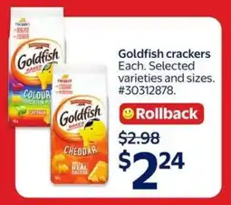 Walmart Goldfish Crackers offer