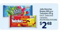 Walmart Jolly Rancher Ropes or Twizzlers offer