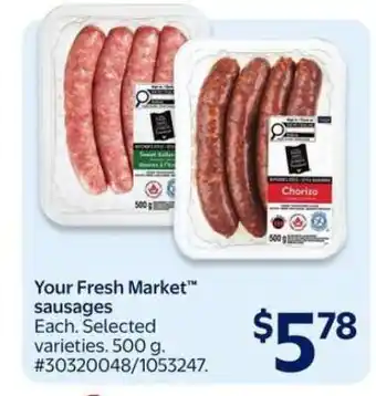 Your Fresh Market Sausages