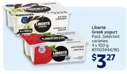 Walmart Liberté Greek Yogurt offer