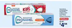Walmart Sensodyne Pronamel Kids Toothpaste offer