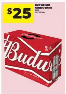 Real Canadian Liquorstore Budweiser or Bud Light offer