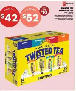 Real Canadian Liquorstore Twisted Tea Hard Iced Tea Variety Pack offer