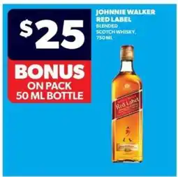 Real Canadian Liquorstore Johnnie Walker Red Label offer