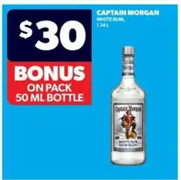 Real Canadian Liquorstore Captain Morgan White Rum offer