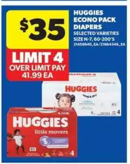 Real Canadian Superstore Huggies Econo Pack Diapers offer