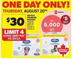 Real Canadian Superstore Royale Premium Diapers offer