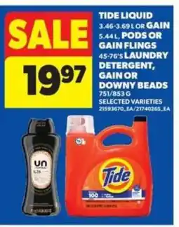 Real Canadian Superstore Tide Liquid or Gain offer