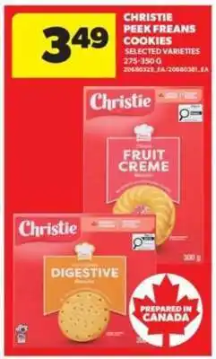Real Canadian Superstore Christie Peek Freans Cookies offer