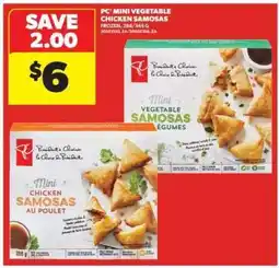 Real Canadian Superstore PC Mini Vegetable Chicken Samosas offer
