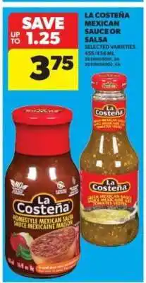 Real Canadian Superstore La Costeña Mexican Sauce or Salsa offer