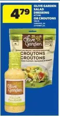 Real Canadian Superstore Olive Garden Salad Dressing or Croutons offer