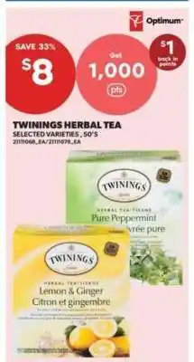 Real Canadian Superstore TWININGS HERBAL TEA offer