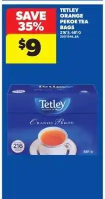 Real Canadian Superstore Tetley Orange Pekoe Tea Bags offer