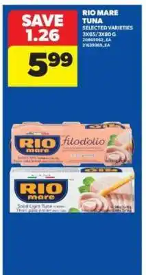Real Canadian Superstore Rio Mare Tuna offer