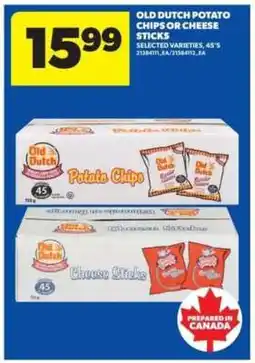 Real Canadian Superstore Old Dutch Potato Chips or Cheese Sticks offer