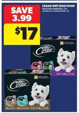 Real Canadian Superstore Cesar Wet Dog Food offer
