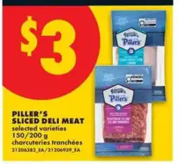 No Frills PILLER’S SLICED DELI MEAT offer