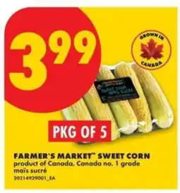 No Frills FARMER'S MARKET SWEET CORN offer