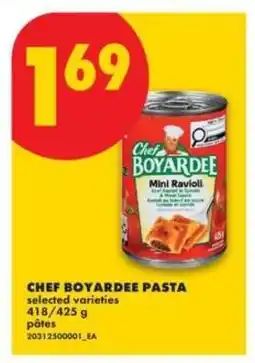 No Frills CHEF BOYARDEE PASTA offer