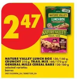 No Frills NATURE VALLEY LUNCH BOX, CRUNCHY, TRAIL MIX or GENERAL MILLS CEREAL BARS offer