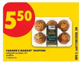 No Frills FARMER'S MARKET MUFFINS offer