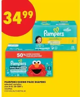 No Frills PAMPERS ECONO PACK DIAPERS offer