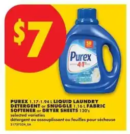 No Frills Purex Liquid Laundry Detergent offer