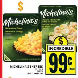 Food Basics MICHELINA’S ENTRÉES offer