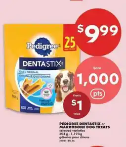 No Frills Pedigree Dentastix or Marrobone Dog Treats offer