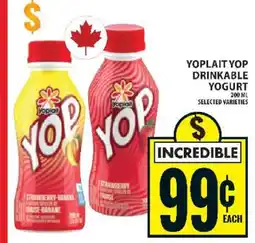 Food Basics Yoplait Yop Drinkable Yogurt offer