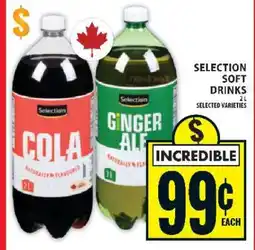 Food Basics SELECTION SOFT DRINKS offer