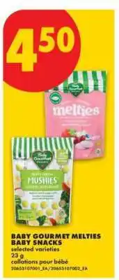 No Frills BABY GOURMET MELTIES offer