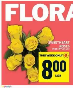 Food Basics SWEETHEART ROSES offer