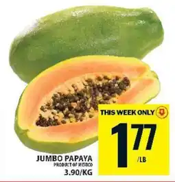 Food Basics Jumbo Papaya offer