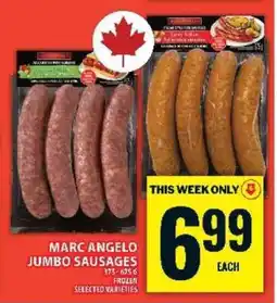 Food Basics Marc Angelo Jumbo Sausages offer