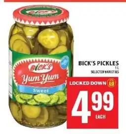 Food Basics BICK’S PICKLES offer