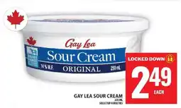 Food Basics GAY LEA SOUR CREAM offer