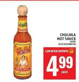 Food Basics CHOLULA Hot Sauce offer