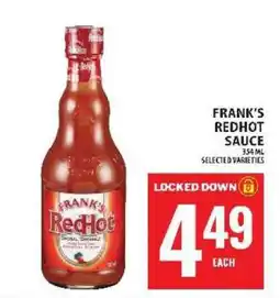Food Basics Frank's RedHot Sauce offer
