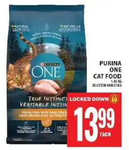 Food Basics PURINA ONE CAT FOOD offer