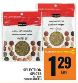 Food Basics SELECTION SPICES offer