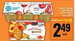 Food Basics SELECTION OR LIFE SMART FRUIT SNACK offer