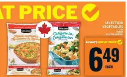 Food Basics SELECTION VEGETABLES offer